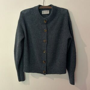 Everlane blue alpaca sweater M